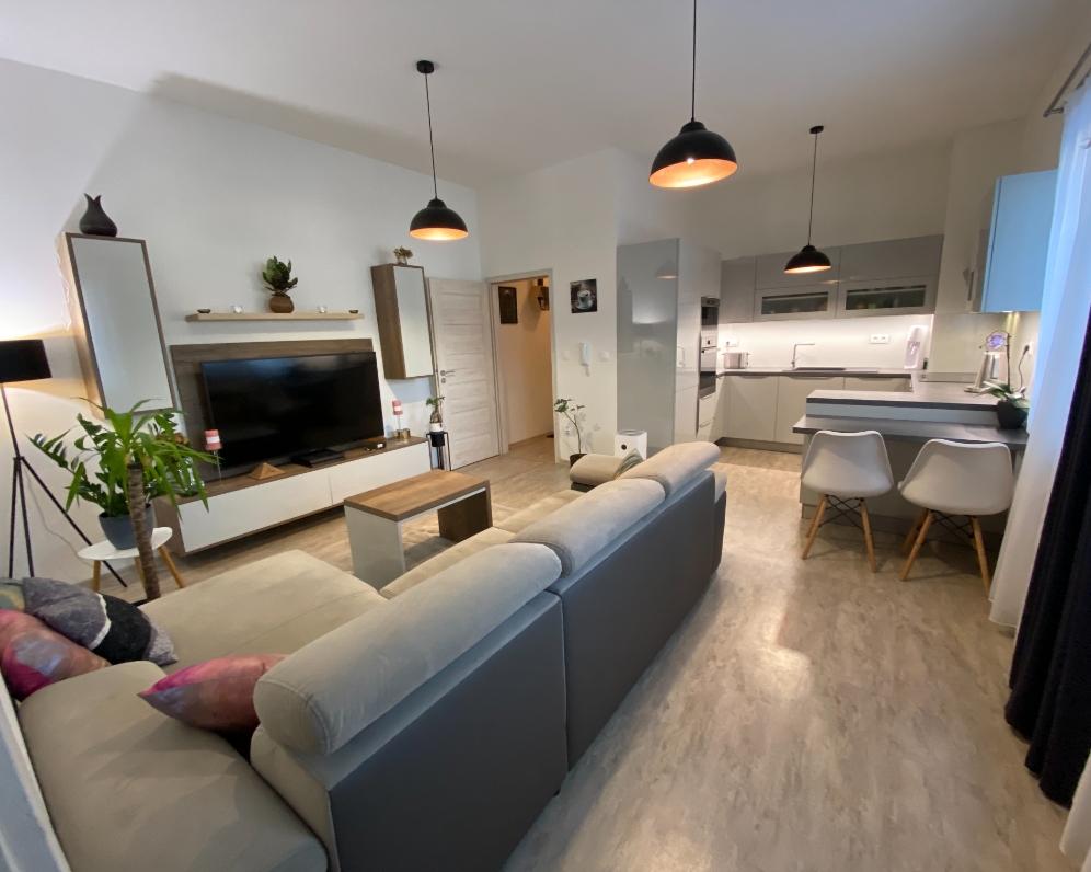 Novostavba bytu 2+kk, Bystřice pod Hostýnem, 46,1 m²